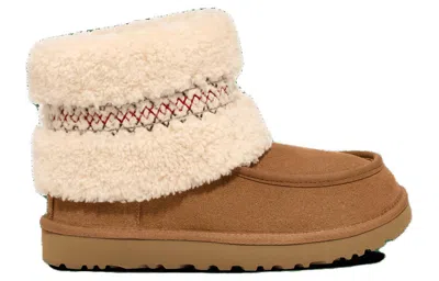 Ugg (wmns)  Mini Braid Boot 'chestnut' In Brown