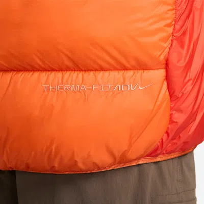 Nike Lunar Puffer Jacket In Orange