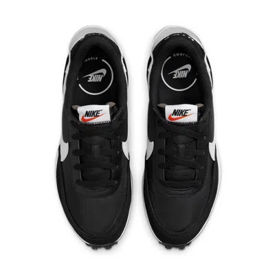 Nike Waffle Debut Womens Sneakers In Black