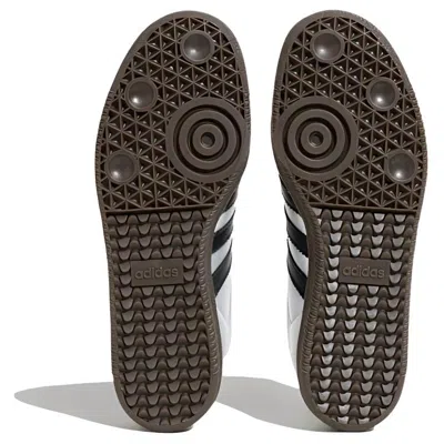 Adidas Originals Womens Silver Metallic Black Gu Samba Og Logo-print Metallic-leather Low-top Trainers Eur 36 / 3 Uk In White