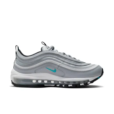 Nike W Air Max 97 Se Women's Low Shoe Wolf Grey/teal Nebula/white/black In Gray