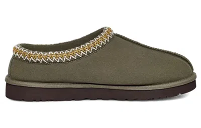 Ugg Tasman Slipper 'burnt Olive' In Green