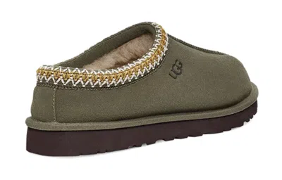 Ugg Tasman Slipper 'burnt Olive' In Green