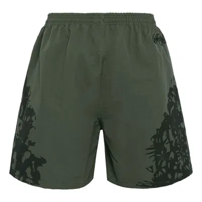 Travis Scott Cactus Jack For Fragment Imagination Shorts 'olive' In Black