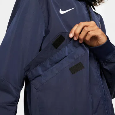 Nike Paris Saint-germain Unlined Bomber Jacket 'navy' In Blue