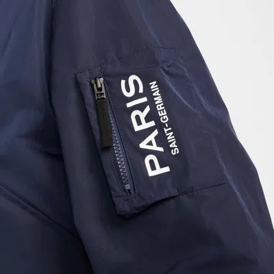 Nike Paris Saint-germain Unlined Bomber Jacket 'navy' In Blue