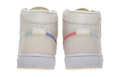 Air Jordan (gs)  1 Mid 'phantom' In White