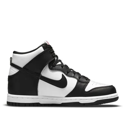 Nike Dunk High Dd1869-103 Sneaker Wowhite Leather Lifestyle Shoes Rhs5655 In Black
