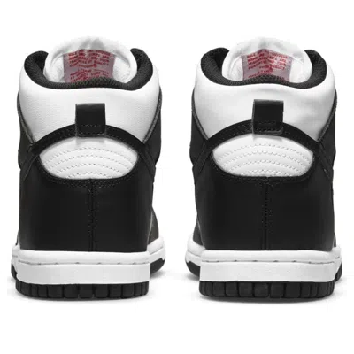 Nike Dunk High Dd1869-103 Sneaker Wowhite Leather Lifestyle Shoes Rhs5655 In Black