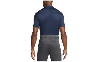 Nike Tennis Dri-fit Solid Polo Top In Navy In Blue