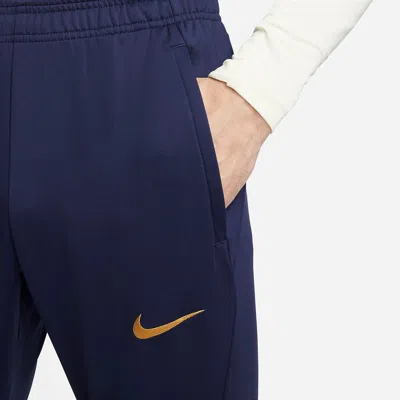 Nike Dri-fit Knit Paris Saint-germain Strike Soccer Pants 'blue'