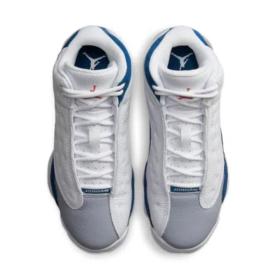 Air Jordan (gs)  13 Retro 'french Blue' In White