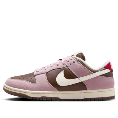 Nike Dunk Low Leather And Suede Sneakers In Multi