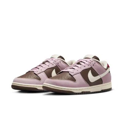 Nike Dunk Low Leather And Suede Sneakers In Multi