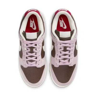 Nike Dunk Low Leather And Suede Sneakers In Multi