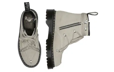 Dr. Martens Rick Owens X 1460 Bex Suede Boot 'light Taupe' In Gray