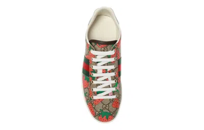 Gucci (wmns)  Ace 'strawberry Beige' In Multi