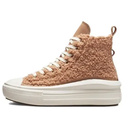 Converse (wmns)  Chuck Taylor All Star Move Platform High 'sherpa - Champagne Tan' In Brown