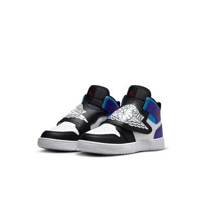 Air Jordan (ps)  Sky Jordan 1 'white Black Bright Concord' In Blue