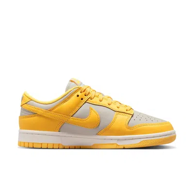 Nike Dunk Low Dd1503-002 Sneakers Women's Citron Pulse Leather Lifestyle Shoes In Yellow