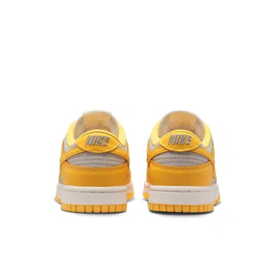 Nike Dunk Low Dd1503-002 Sneakers Women's Citron Pulse Leather Lifestyle Shoes In Yellow