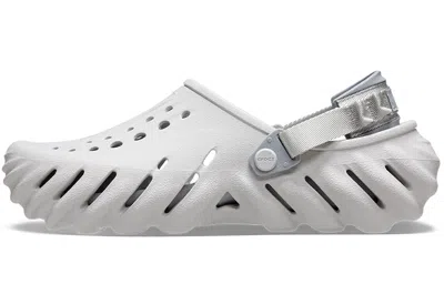 Crocs Gray Echo Clogs In Gray