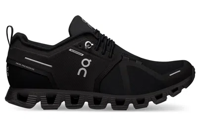 On (wmns)  Running Cloud 5 Waterproof 'all Black' In Black