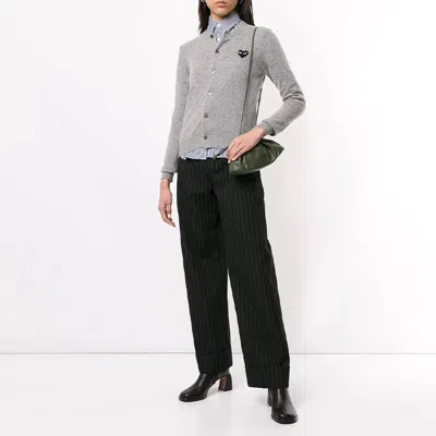 Comme Des Garçons Play Comme Des Garcons Play Sweaters In Gray