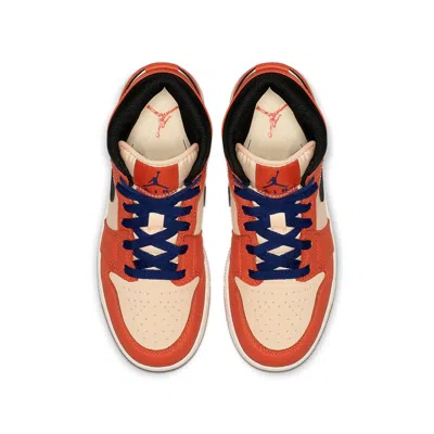 Air Jordan (gs)  1 Mid Se 'team Orange'