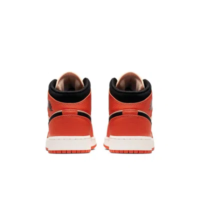 Air Jordan (gs)  1 Mid Se 'team Orange'