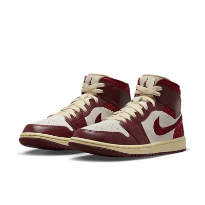 Air Jordan (wmns)  1 Mid Se 'red Cream'