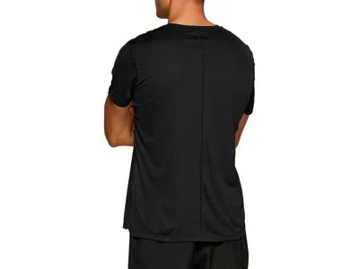 Asics Silver Short Sleeve Top 'performance Black'
