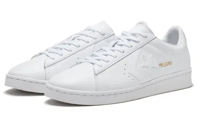Converse Pro Leather Low 'triple White' In Multi