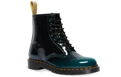 Dr. Martens Unisex 1460 Martin Boots Green In Blue