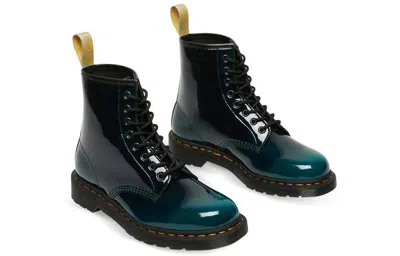Dr. Martens Unisex 1460 Martin Boots Green In Blue