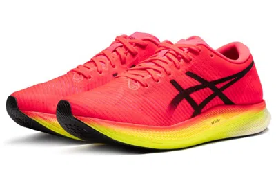 Asics Metaspeed Edge 'performance Red Yellow' In Multi