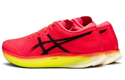 Asics Metaspeed Edge 'performance Red Yellow' In Multi