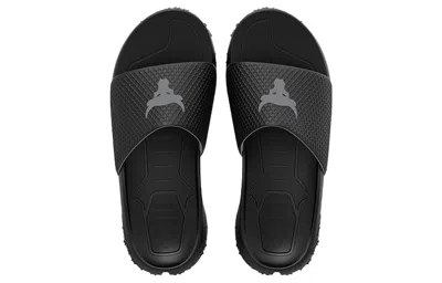 Under Armour Project Rock Slide 'black Pitch Grey' In Gray