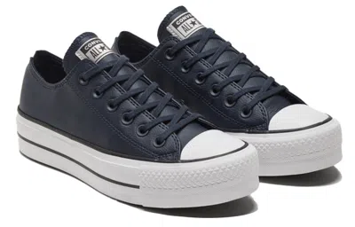 Converse (wmns)  Chuck Taylor All Star Platform Low 'anodized Metals - Obsidian' In Black