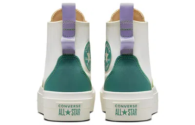 Converse (wmns)  Chuck Taylor All Star Lift Platform High 'colorblock Overlay Algae Coast' In White
