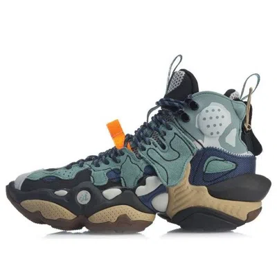 Li-ning 2020 Ace High 'new York Fashion Week - Green' In Black