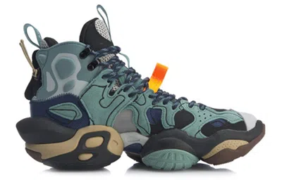 Li-ning 2020 Ace High 'new York Fashion Week - Green' In Black