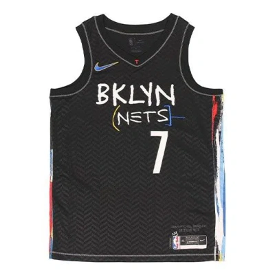 Nike Mens Nba City Edition Sports Basketball Vest Sw Brooklyn Nets Durant 7 Black