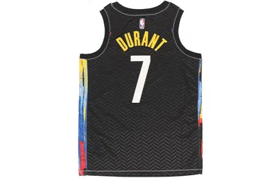 Nike Mens Nba City Edition Sports Basketball Vest Sw Brooklyn Nets Durant 7 Black