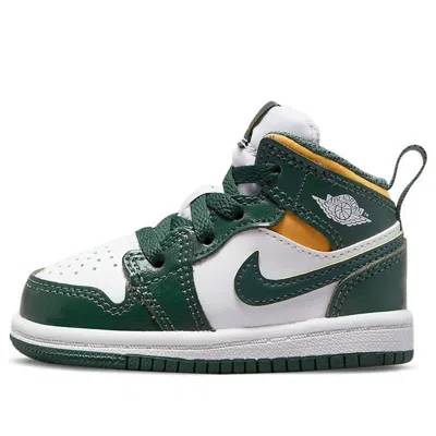 Air Jordan (td)  1 Mid 'sonics' In Green