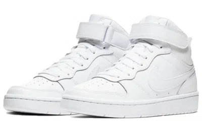 Nike (gs)  Court Borough Mid 2 'triple White'