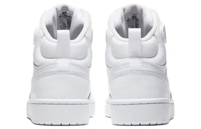Nike (gs)  Court Borough Mid 2 'triple White'