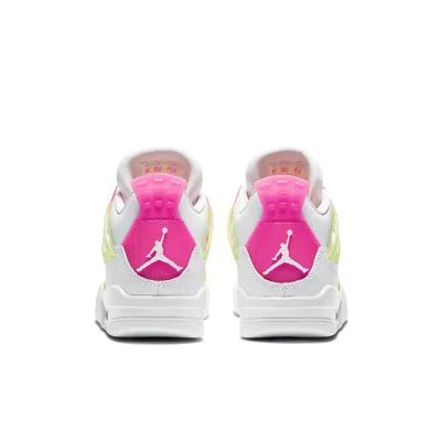 Air Jordan (gs)  4 Retro 'lemon Venom' In White