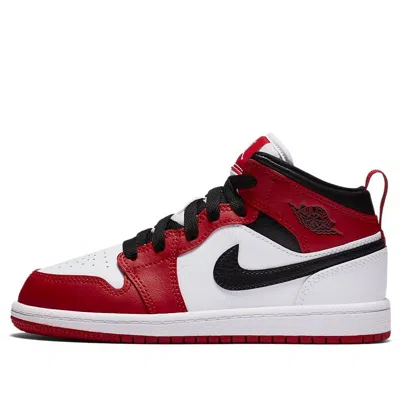 Air Jordan (ps)  1 Mid 'chicago 2020' In Red