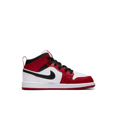 Air Jordan (ps)  1 Mid 'chicago 2020' In Red